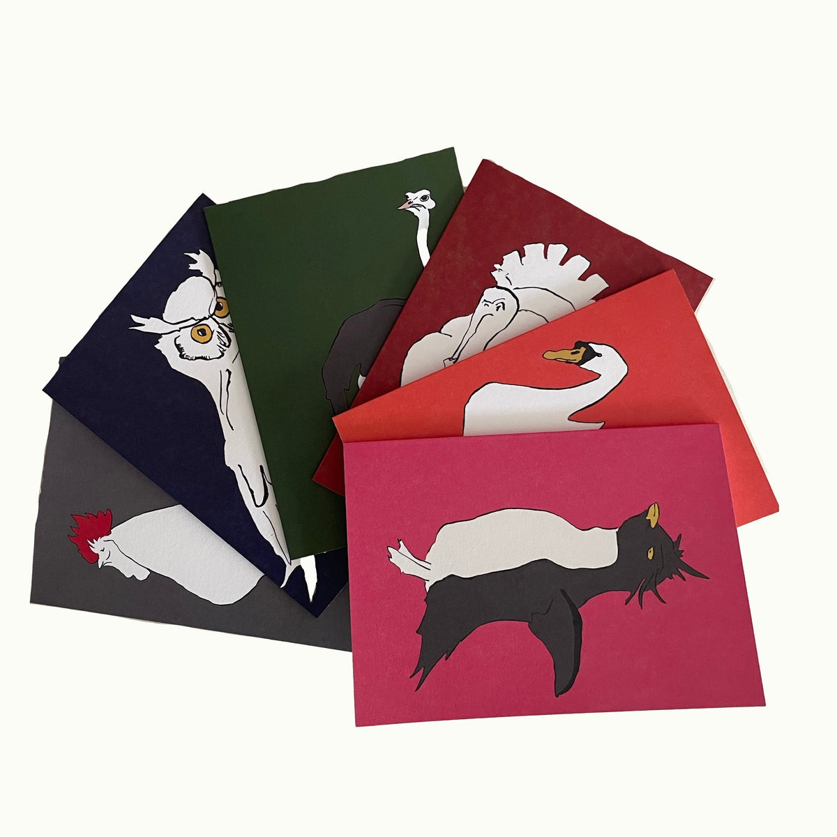 Card Box Set of 6 different cards
