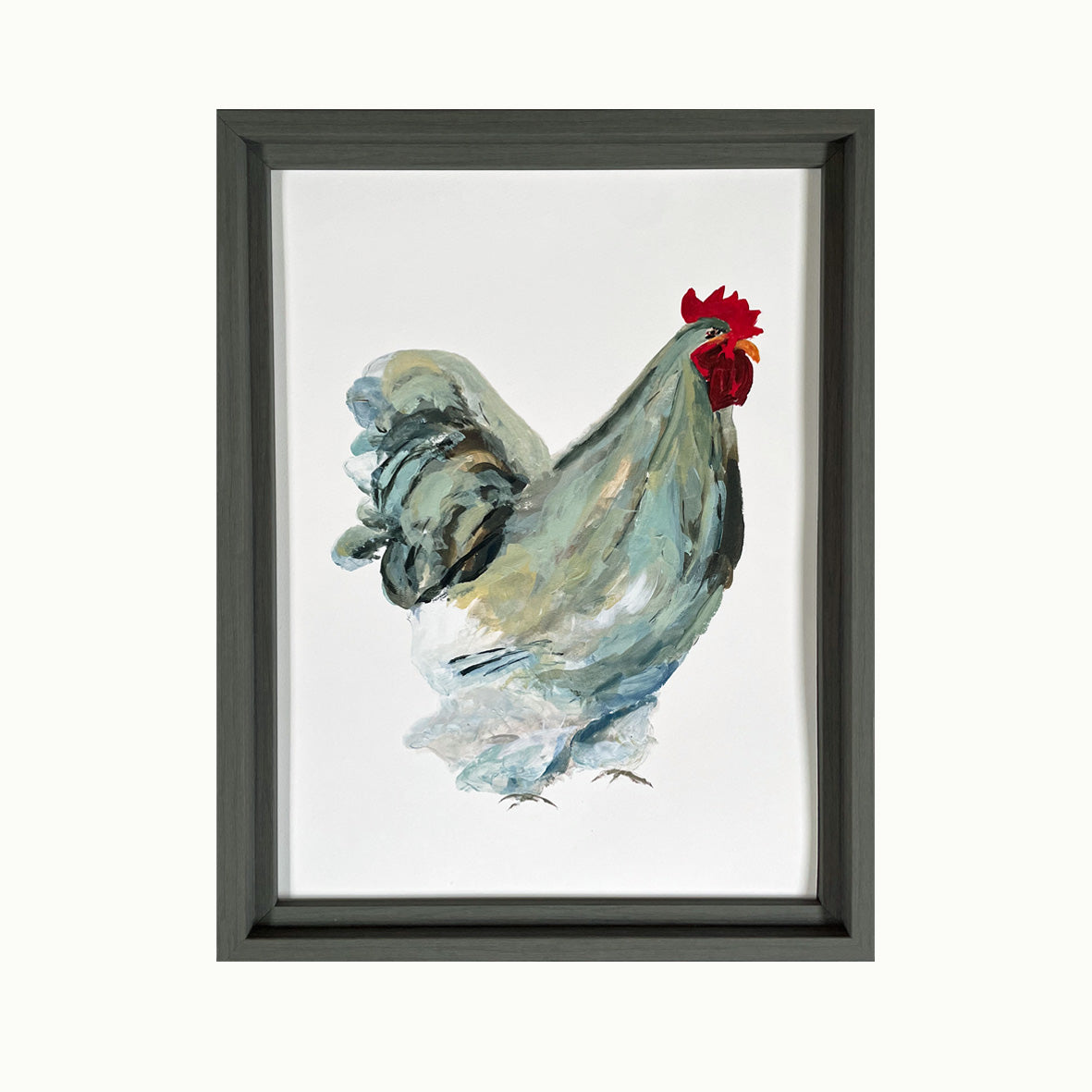 Cochin Hen Original Acrylic Painting