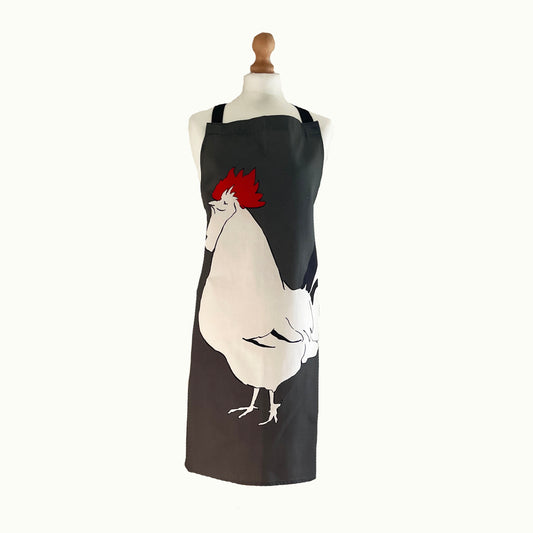 Gey Sussex Cockerel Apron