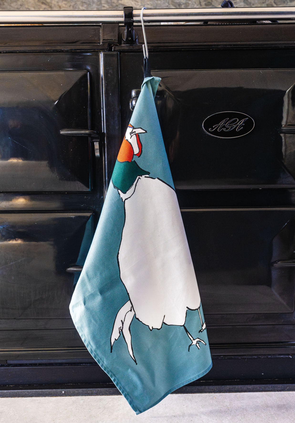 Blue Pheasant Tea Towel