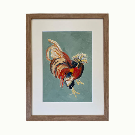 Poland Cockerel Original Acrylic painting