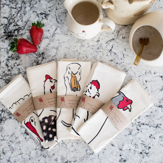 Tea towels from Cluck Cluck
