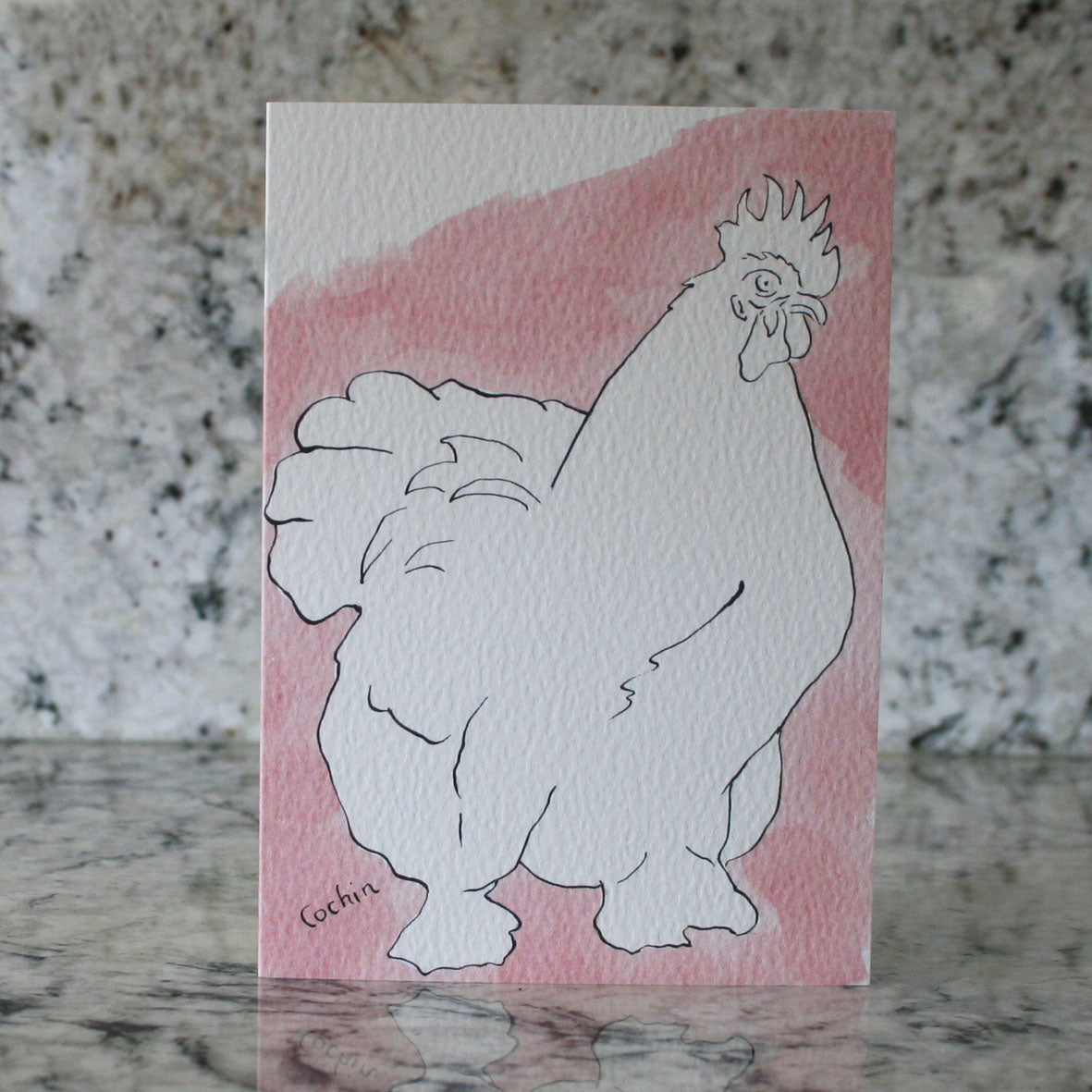 Box Set of 8 Hens Cards