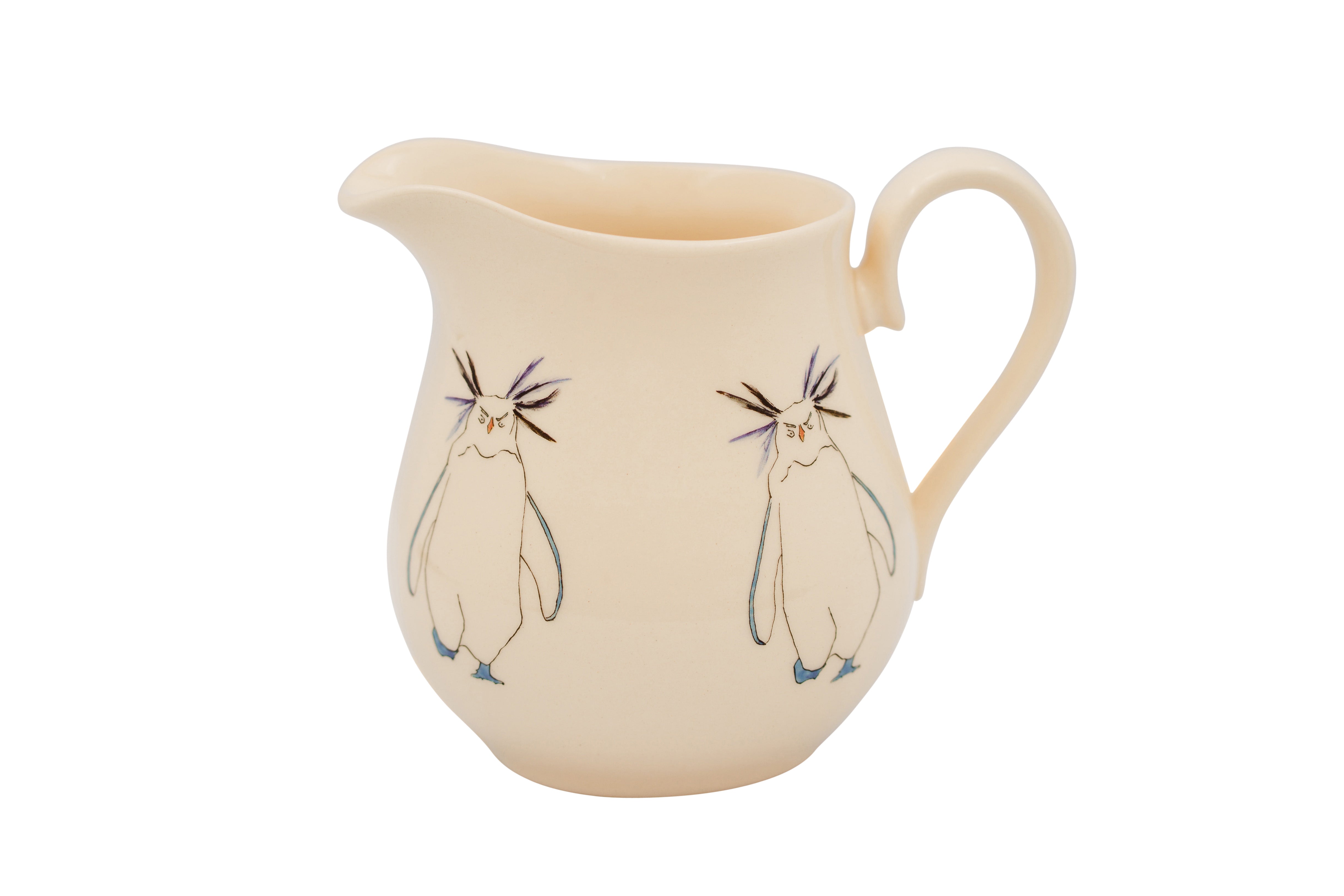 Rocky the Rockhopper Penguin Jugs from Cluck Cluck made in England