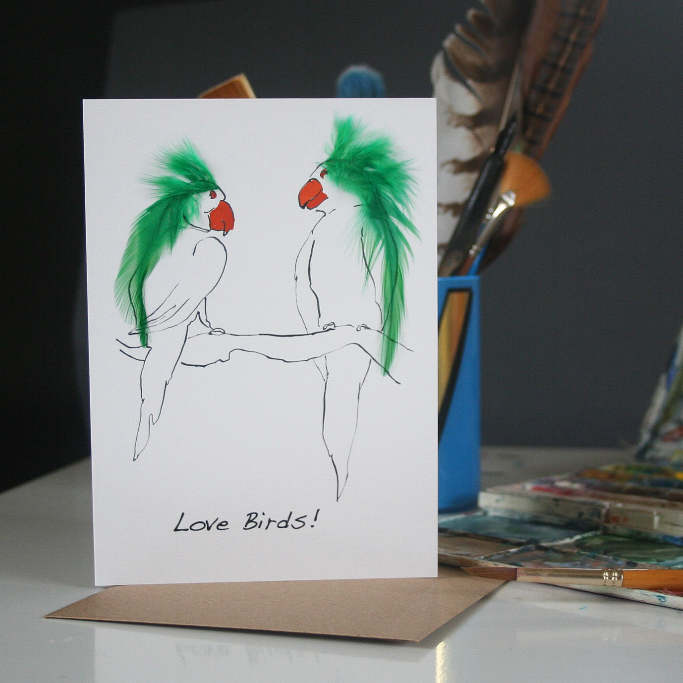 Valentine Love Birds Cards