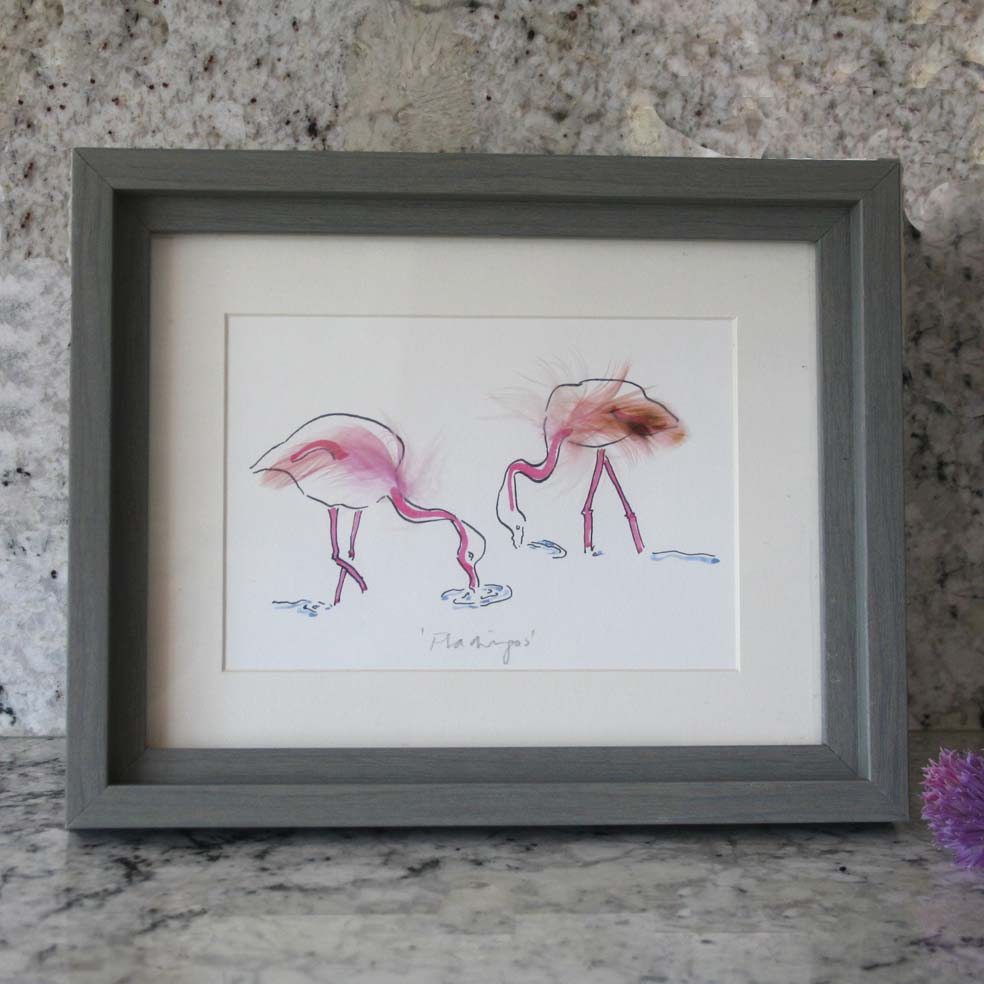 Flamingo Mini print