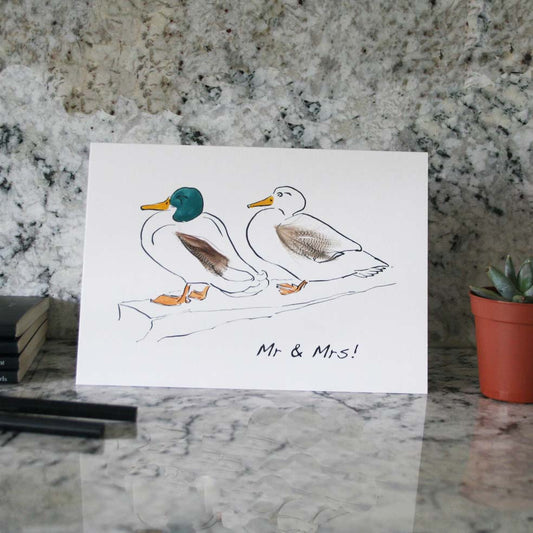 Duck Wedding Cards