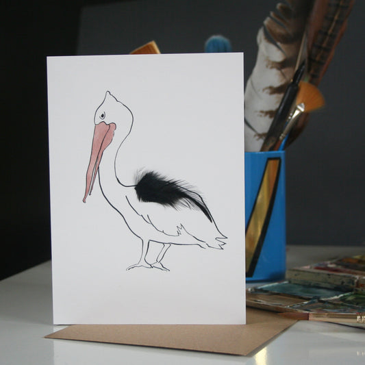Pelican Real Feather Cards
