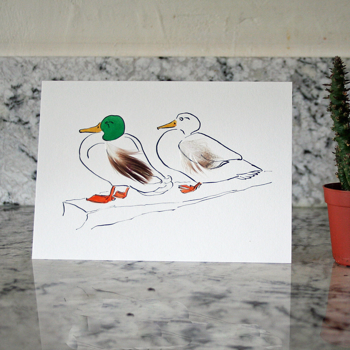 Duck Wedding Cards