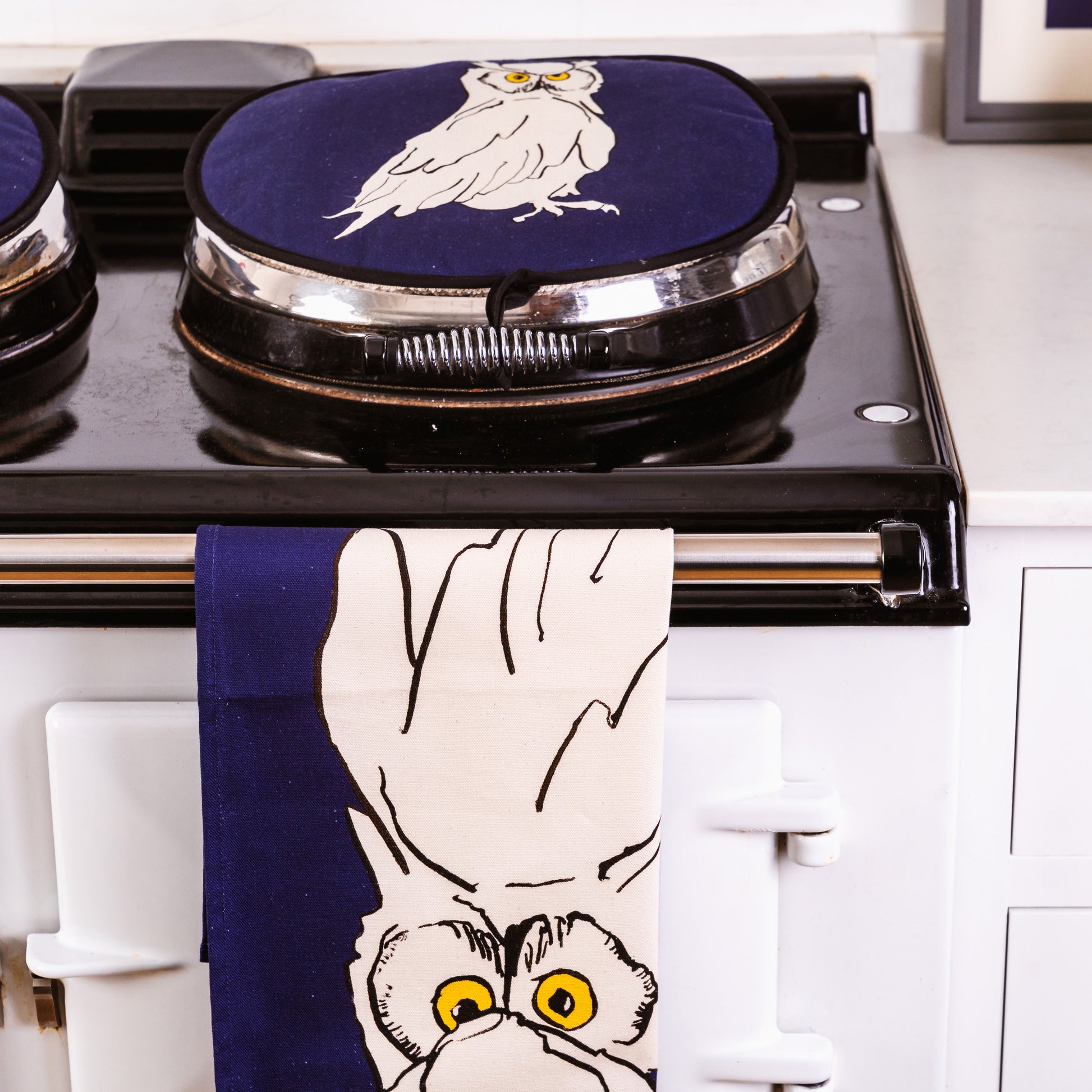 aga pad with owl design