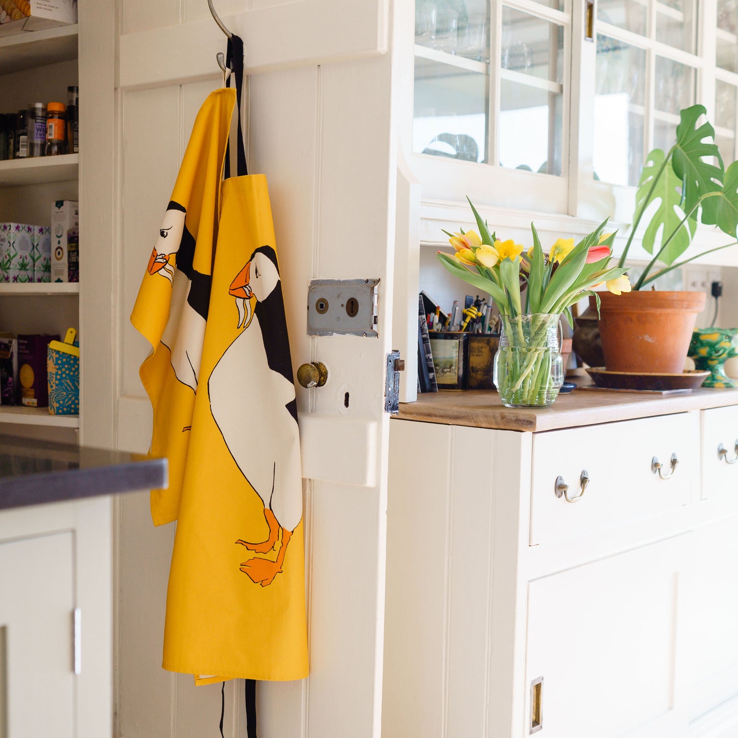 Puffin Yellow Apron