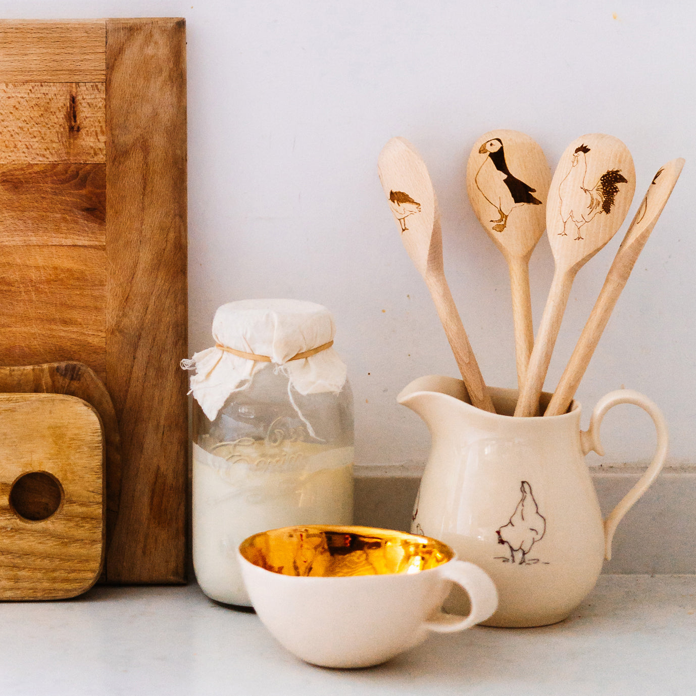 Pelican Wooden Spoon