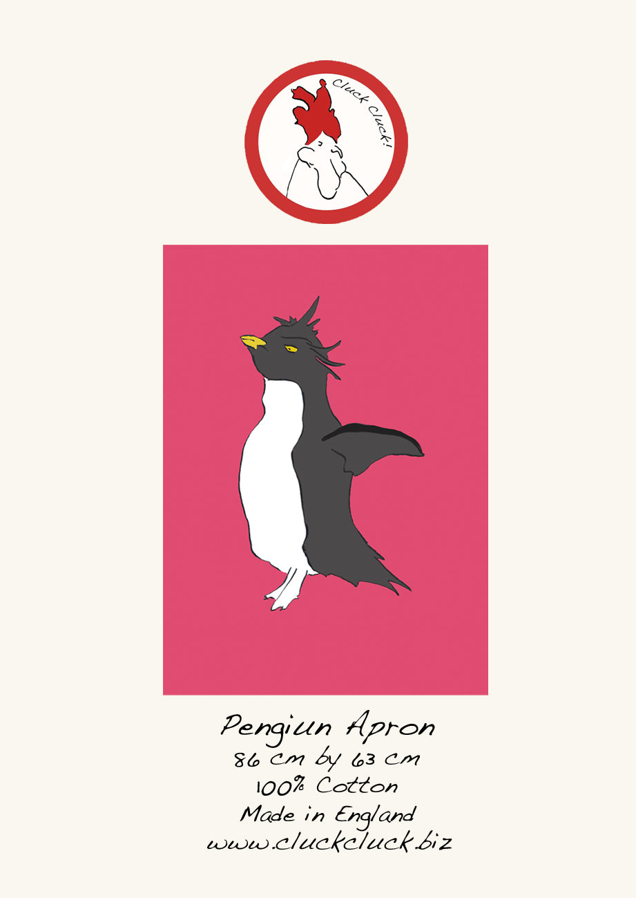 Penguin Pink Apron