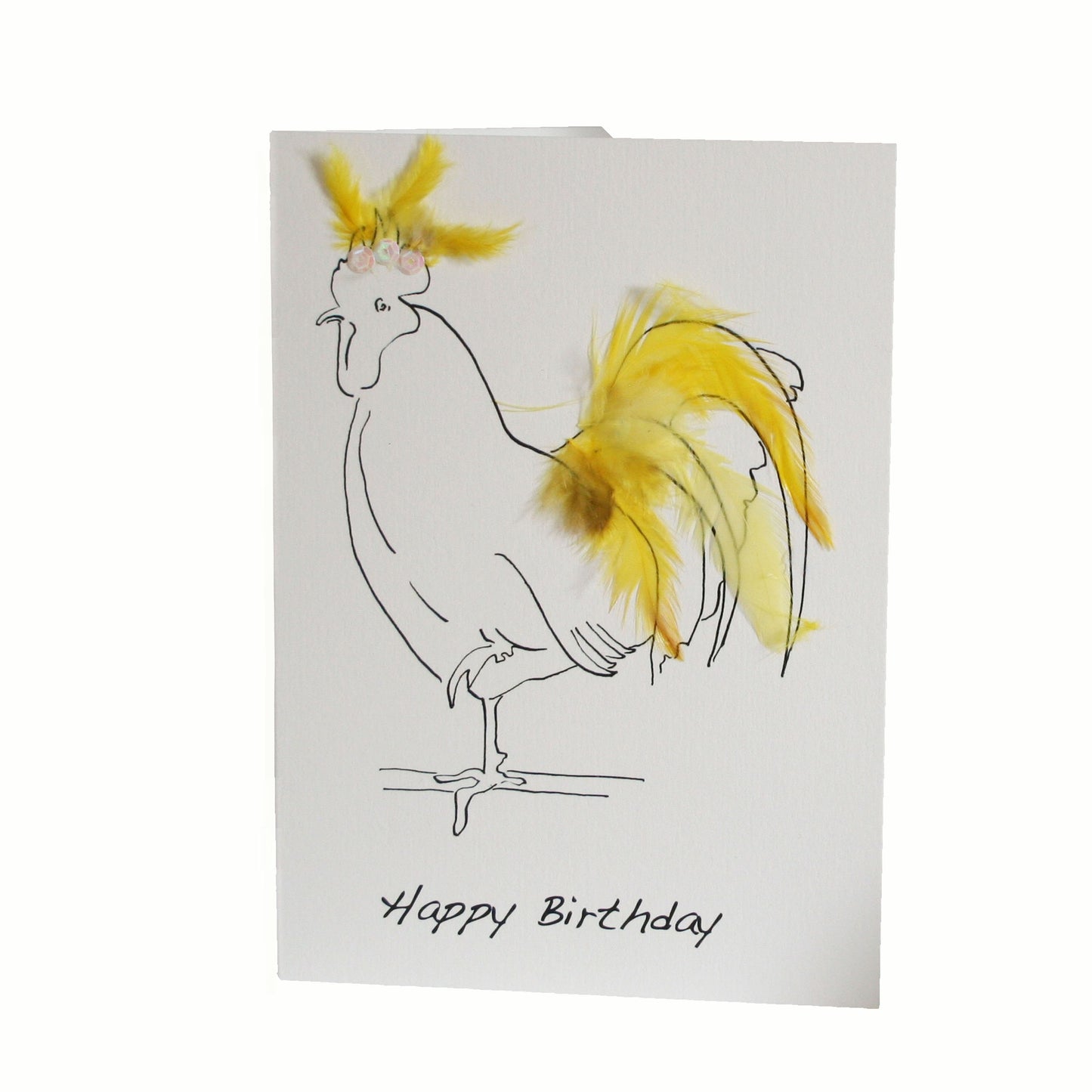 Festival Hen Birthday Card